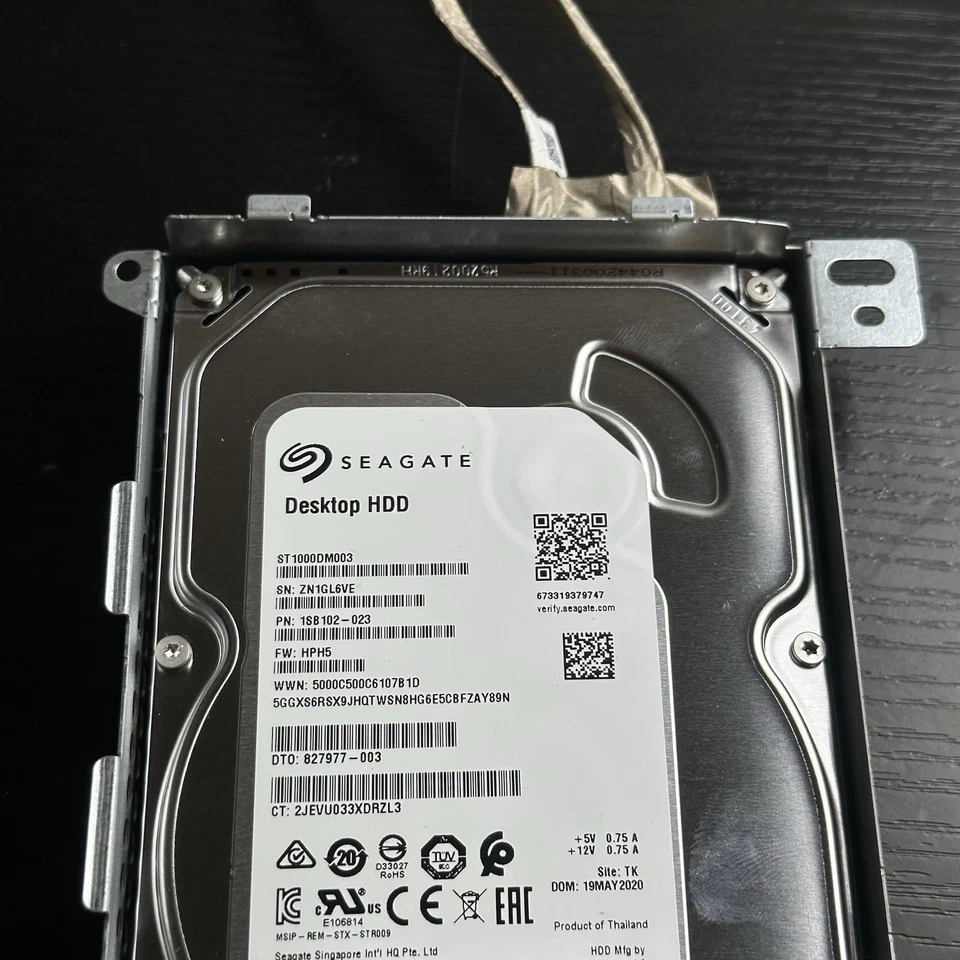 Seagate ST1000DM003 9YN162-500 CC4B (Z1D1) TK Thailand 1TB 3.5" Sata HDD 07/2012 - Image 3 of 4