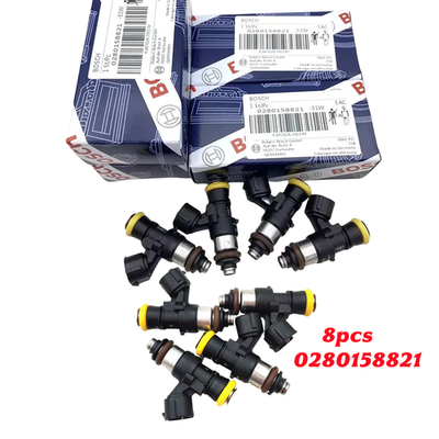 #ad 8X Bosch High Impedance Fuel Injectors 0280158821 For Bosch 210lb 2200cc EV14 $193.00