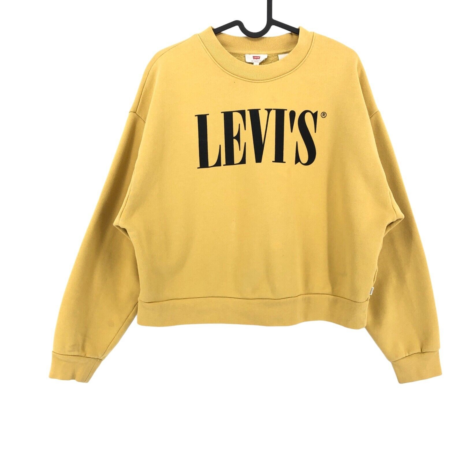 LEVI'S STRAUSS & CO Women Crop Top Crew Neck Pullover Jumper Sweater Size XS