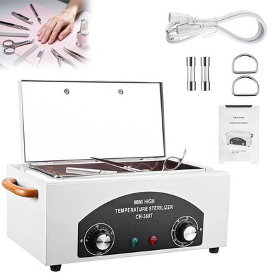 High Temperature Sterilizer Autoclave Machine, 110V 300W 1.5L Metal Tool Clea...