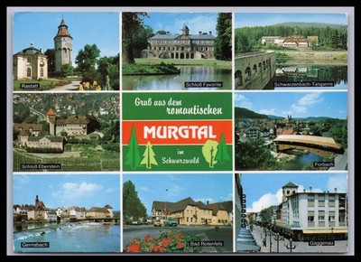 Ansichtskarte Das Murgtal im Schwarzwald