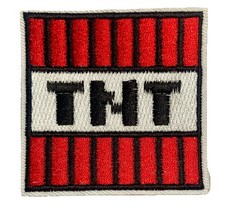 TNT Minecraft Embroidery Patch Badge Iron On Sew On