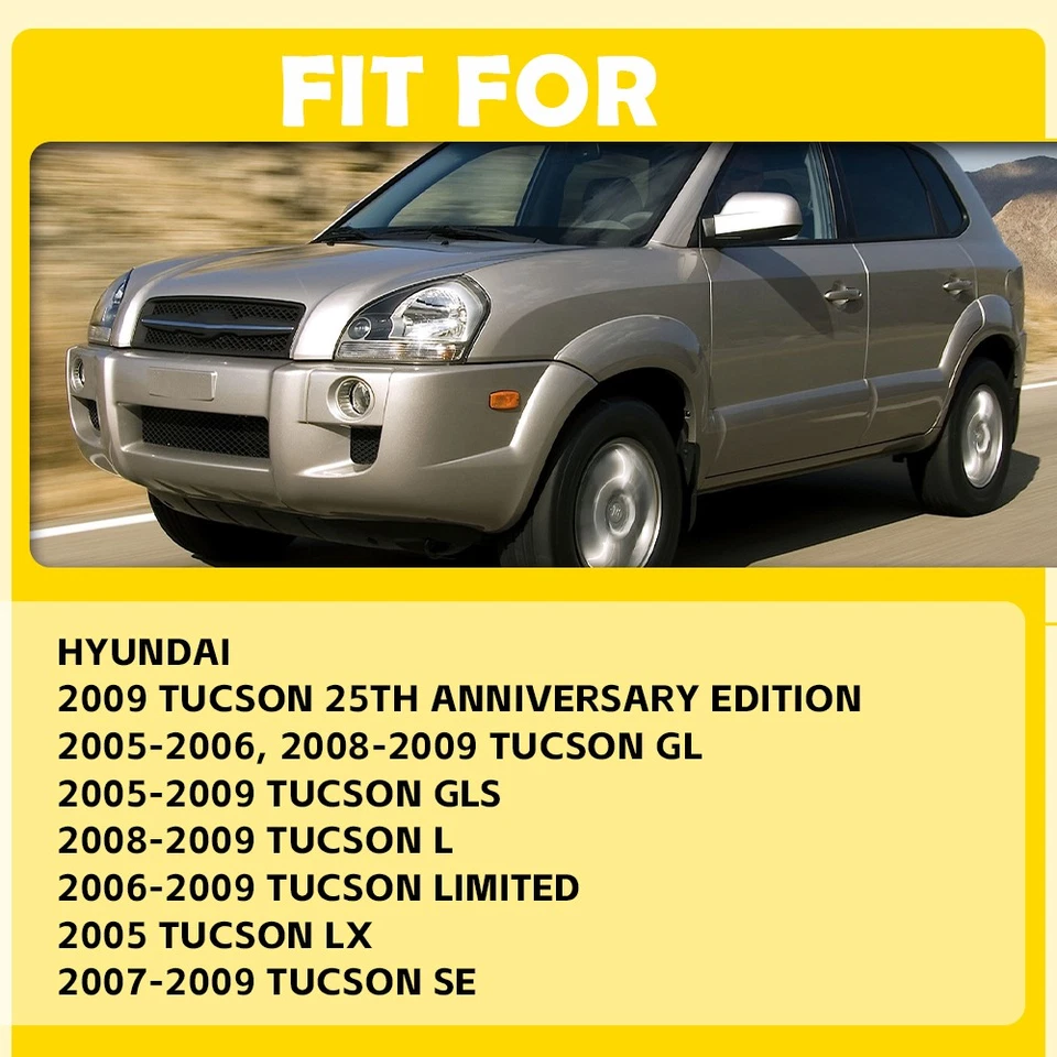 Подходит для Hyundai Tucson 2005-2009 годов выпуска внешняя наружная дверная ручка передняя задняя правая 2X - Изображение 2 из 4