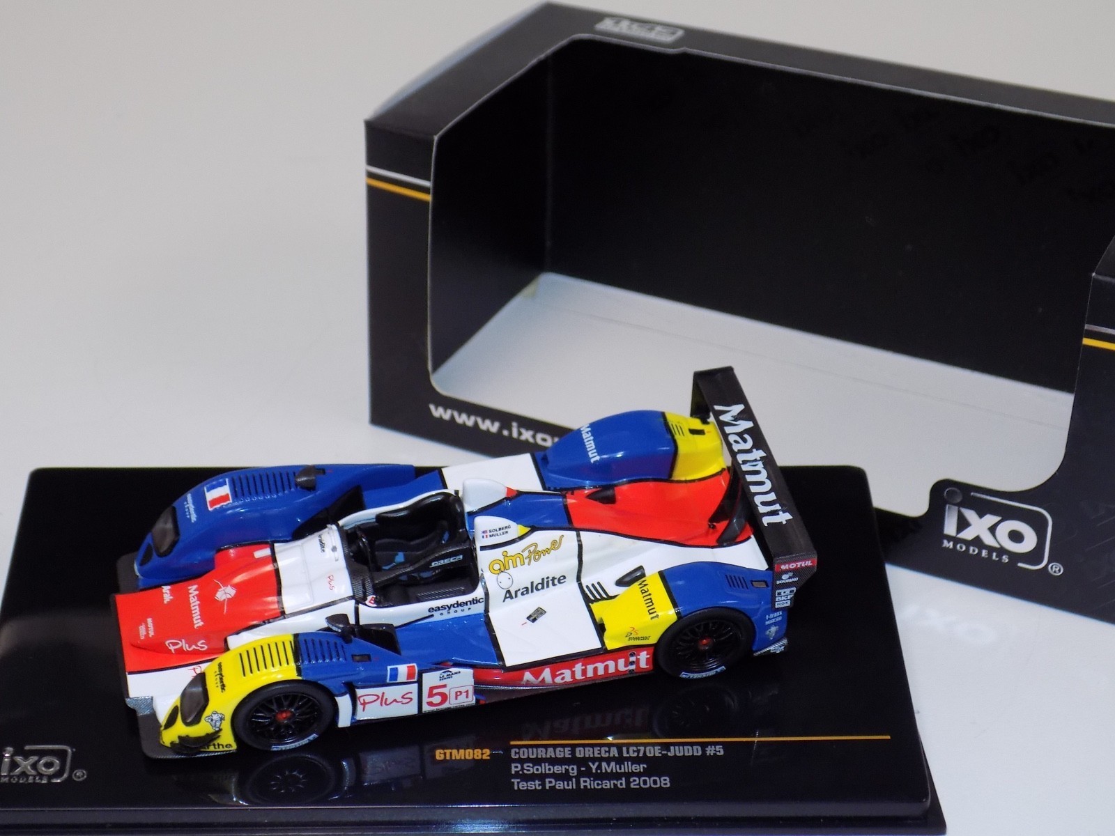 Courage Oreca LC70E-Judd l esprit de Solberg et Muller gravé dans le métal 1/43 - 2