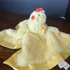 Cloud Island Yellow Chick Security Blanket Crinkle Wings Plush Baby Lovey 14