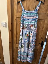 Pretty SHEIN Tropical Pattern Maxi Dress Size 16 0XL New