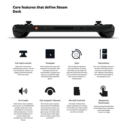 Valve Steam Deck OLED 512 GB - Black