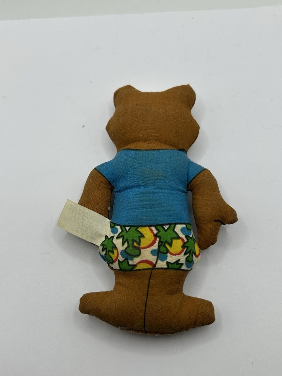1980 Post Cereal Premium Golden Crisp Sugar Bear Plush Doll 4