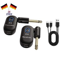 A14 ABS 2.4GHz Guitar Wireless System for Electric Guitar Bass Violin 100ft