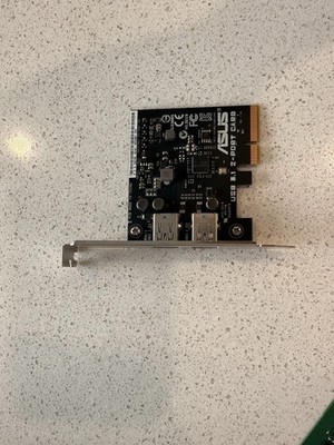 ASUS 2-Port Blue USB Board / MSIP-REM-MSQ-USB31CARD USB 3.1 2-Port PCIe Card
