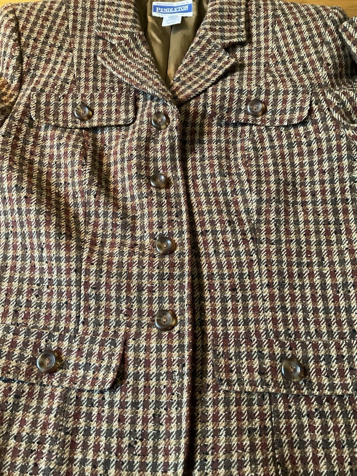 Pendleton Knockabouts Houndstooth Blazer Vintage … - image 5