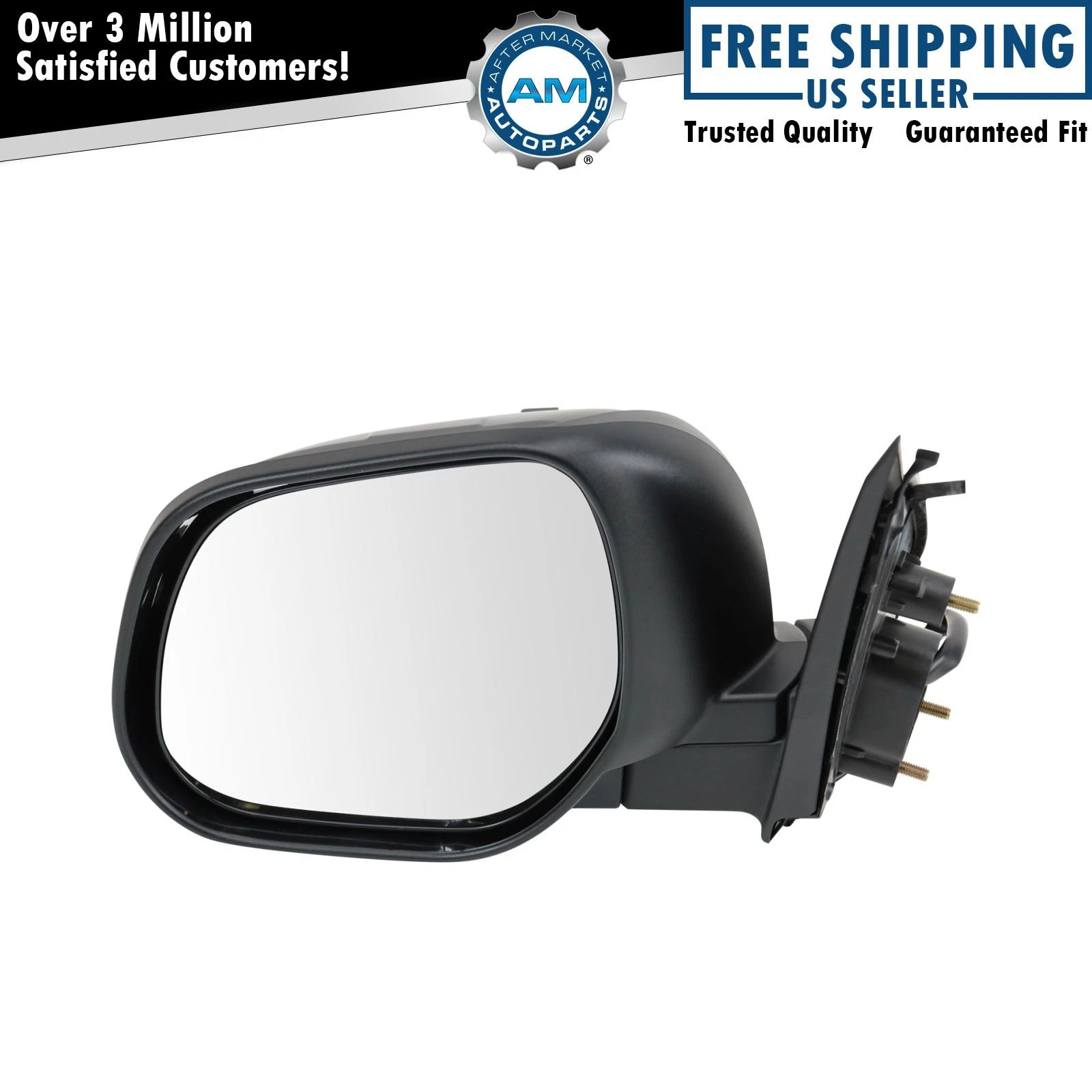 TRQ Mirror Power Heated Paint To Match LH Driver Side for Outlander Sport