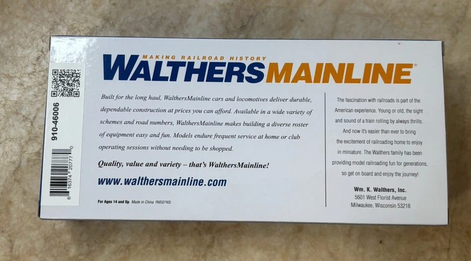 HO Scale Walthers MainLine 910-46005 Canadian National CN 416122 50' ACF Boxcar - Image 2 of 3