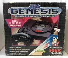 Empty Console Box for Sega Genesis Model 1 Sonic Pack-in Bundle with Insert