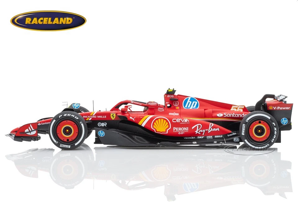 Ferrari SF-23 F1 GP Abu Dhabi 2024 Carlos Sainz, Looksmart 1:18, LS18F1071 - Bild 2 von 4
