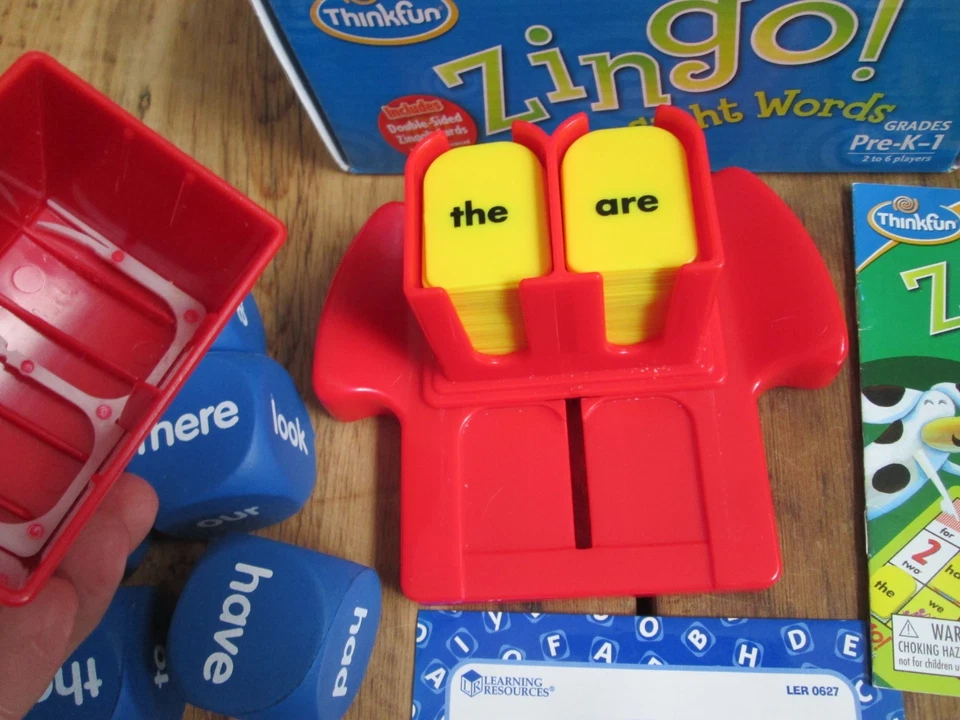 Zingo Sight Words Game by ThinkFun PRE-K-1 New In Open Box Homeschool Learning - Image 2 of 4