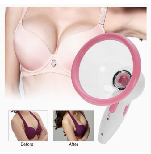 Electric Breast Massage Enlargement Therapy Machine Enhancement Bra Cup Massager