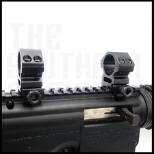 2 PCS MEDIUM PROFILE 25.4 MM SCOPE LPVO RINGS FOR 1" PICATINNY WEAVER MOUNT