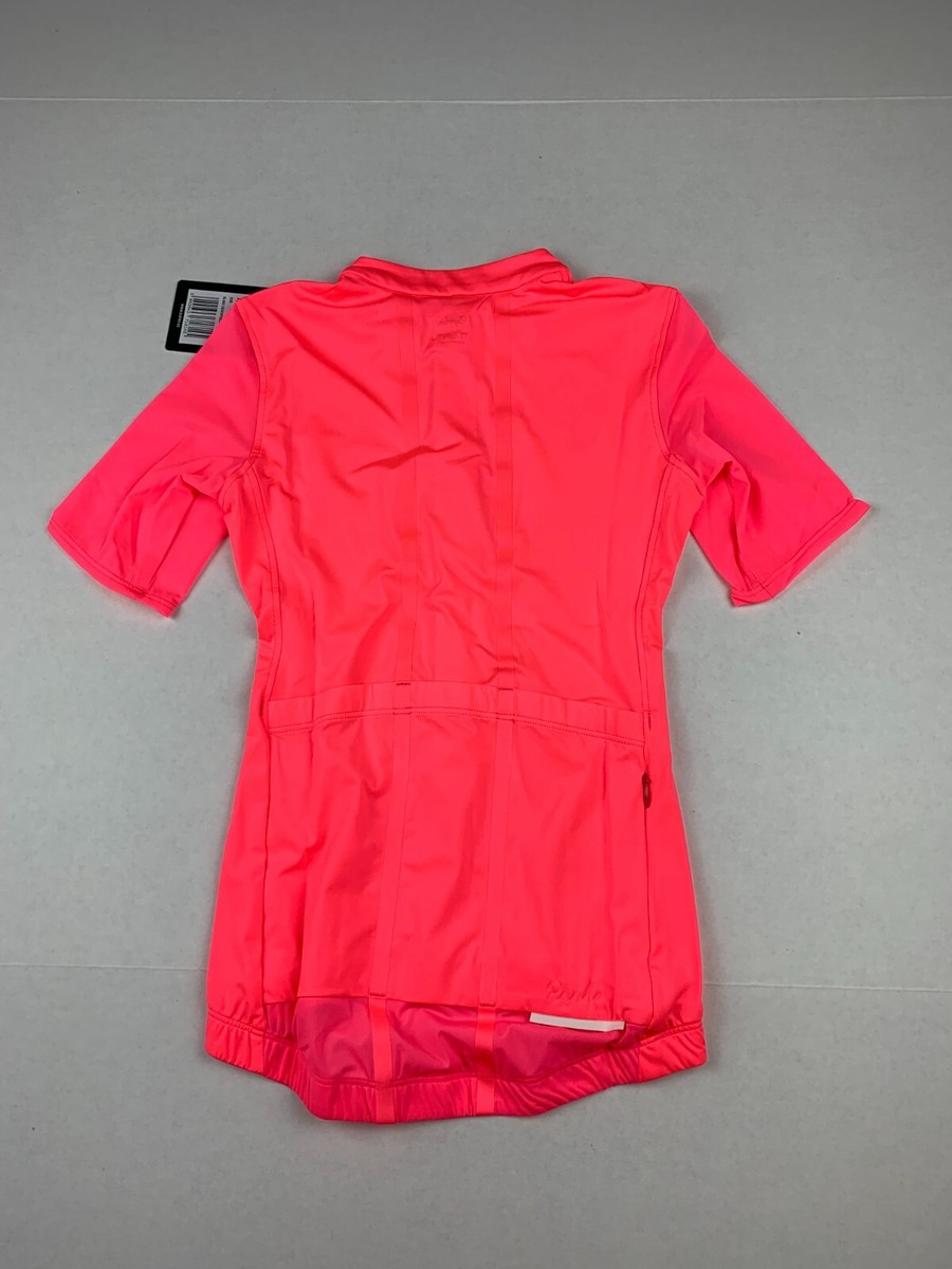 New RAPHA Women's Lightweight Souplesse Jersey High Viz Pink Size