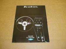 1977 Chevrolet Corvette Sales Brochure Dealer Literature 6 Page Folder Original