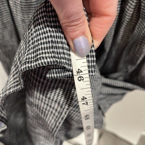 Ciao Lucia Rochelle Kleid XS blau grau kariert Baumwolle Midi Cottagecore Gingham Neu mit Etikett - Bild 12 von 16
