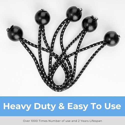 30 Pack Ball Bungee Cord 6 Inch Heavy Duty Bungie Cord Balls Canopy Tarp Tie do - Picture 6 of 8