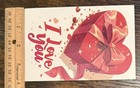 I Love You Heart Gift Valentine’s Day Love #4843 Postcard Card Ephemera Tag — photo 4