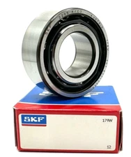 SKF 3205 A C3 Angular Contact Ball Bearing 25x52x20.6 mm Free Shipping