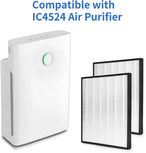2 包 H13 True 替换过滤器兼容 Invisiclean Claro IC-4524 Air 全新 - 第 3 张/共 12 张