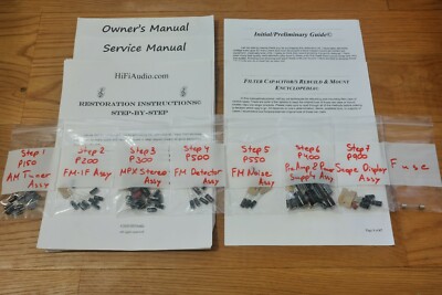 Marantz ST-7 tuner rebuild restoration recap service kit repair capacitor