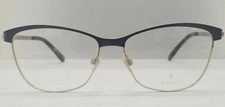 EYEGLASS FRAMES INFACE DANISH OPTICS IF8448-9031 BLUE/SOFT GOLD METAL 53-14-135