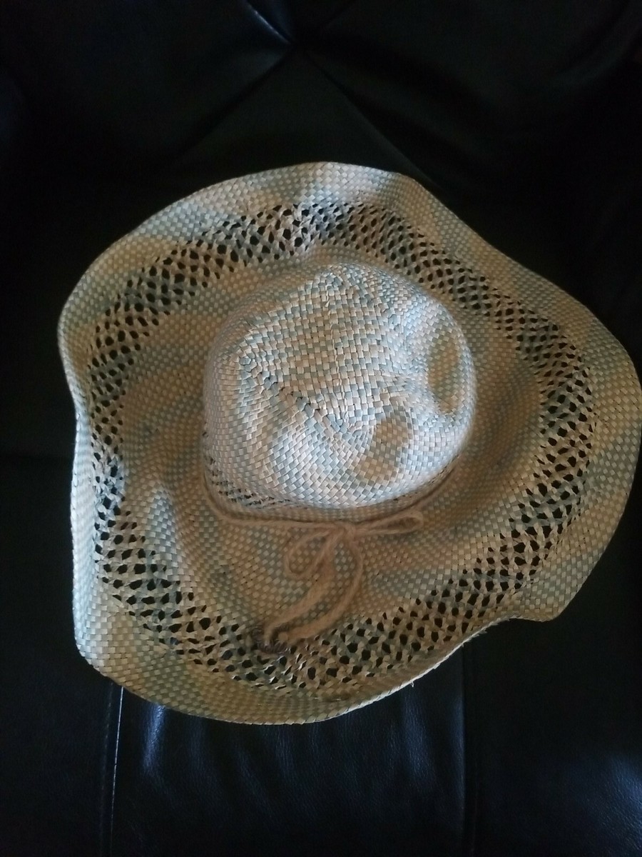 $78 JUICY COUTURE FLOPPY STRAW HAT ONE SIZE Beach Hat | eBay display picture 1