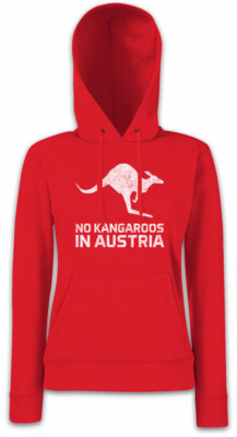No Kangaroos In Austria Damen Hoodie Kapuzenpullover Teacher
