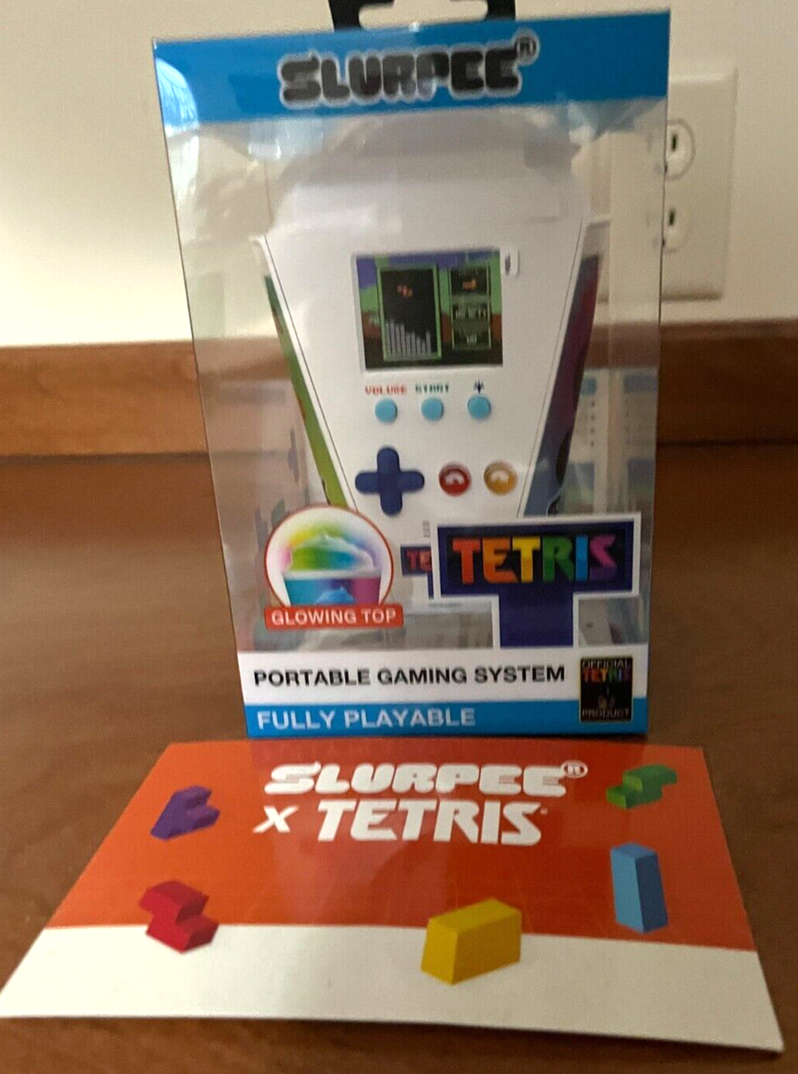 Slurpee TETRIS Handheld Portable Game Sytems Device Glowing Top 7