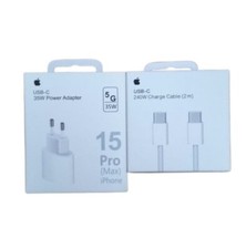 Cargador Apple  iphone 17/16/15/ipad/ con cable 1m, 2m, adaptadores 35W USB-C.