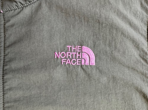 The North Face Girls Size XL (18) Magenta Gray Fleece Jacket Full Zip Pockets - Picture 6 of 20