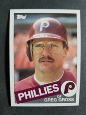1985 Topps GREG GROSS card # 117  [card 17]