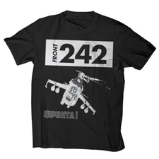 Vtg Front 242 Band Music Tour Heavy Cotton Black All Size Unisex Shirt C194