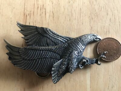 Tolle amerikanische Schnalle H-506 Eagle Made in USA 1979 Größe ~ 85 x 45 mm