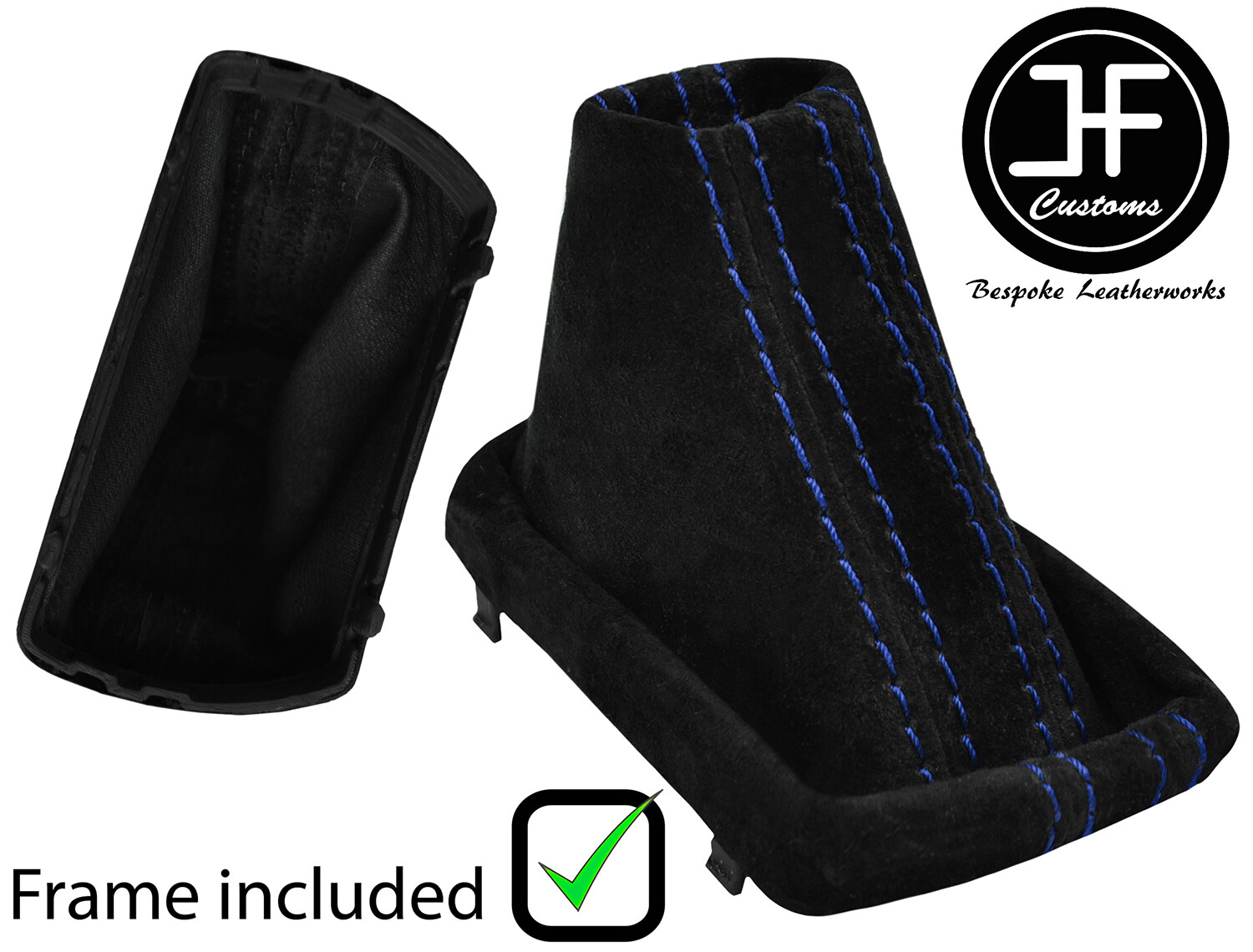 BLUE STITCH SUEDE AUTOMATIC S TRONIC SHIFT + PLASTIC FRAME FITS AUDI TT 1518 eBay