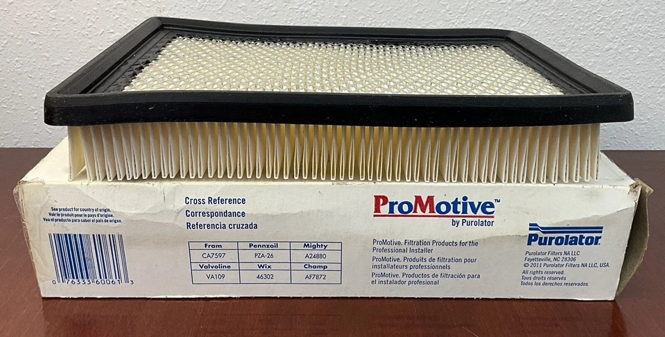 Filtro de aire del motor Promotive by Purolator AF4880 para Chevrolet Lumina 1998-1999 Foto 4 de 4