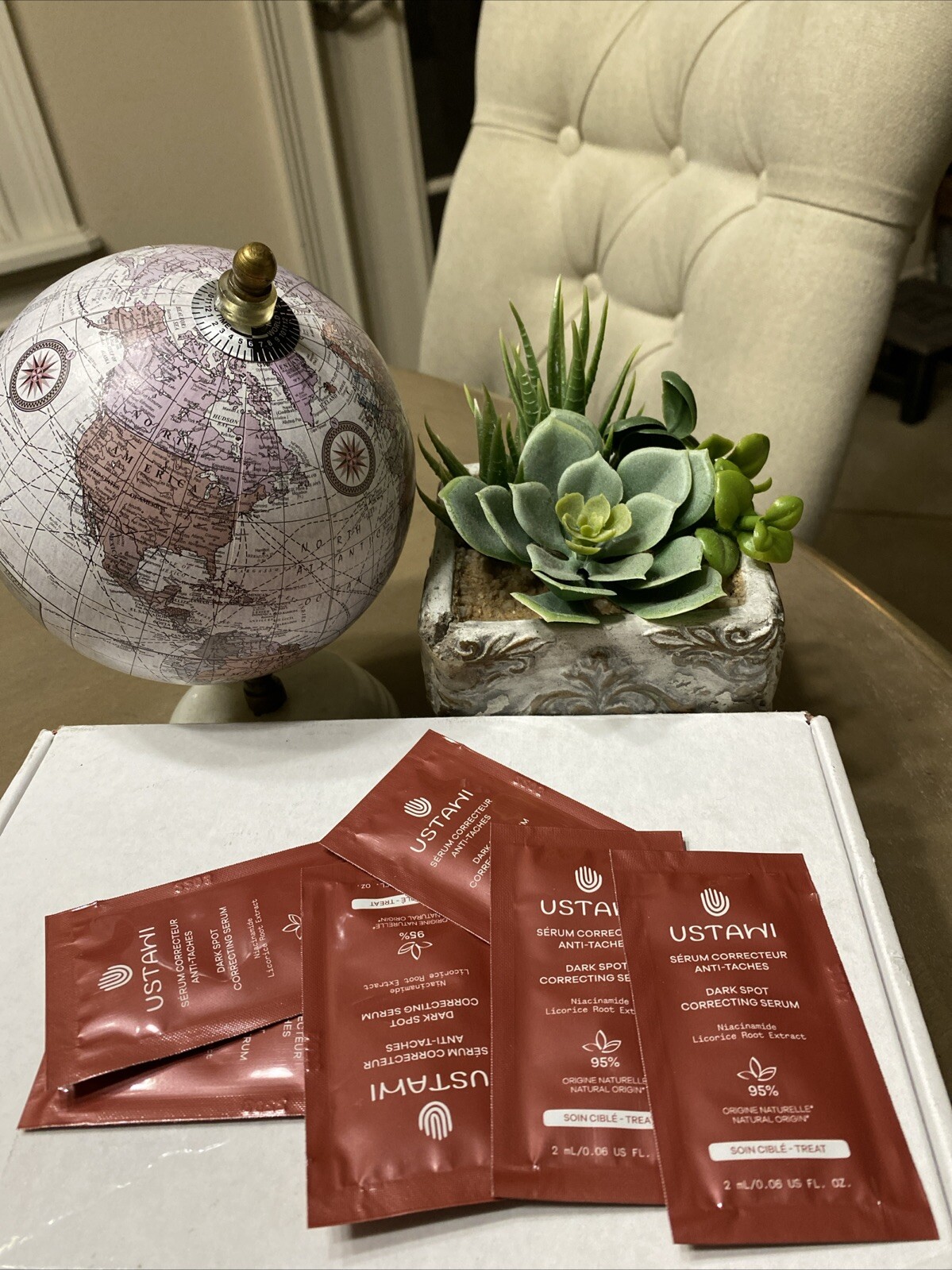 ustawi dark spot serum sample 2 ml X 6 ( 12 Ml )-image