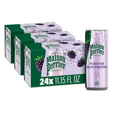 Maison Perrier Forever Blackberry Flavored Sparkling Water, 11.15 Fl Oz... 