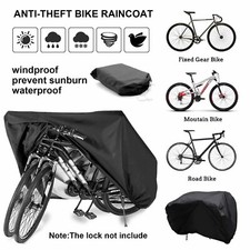 Bike Bicycle Waterproof Dust Cover Outdoor Protector For 2 Bikes Or 1 Motorbike