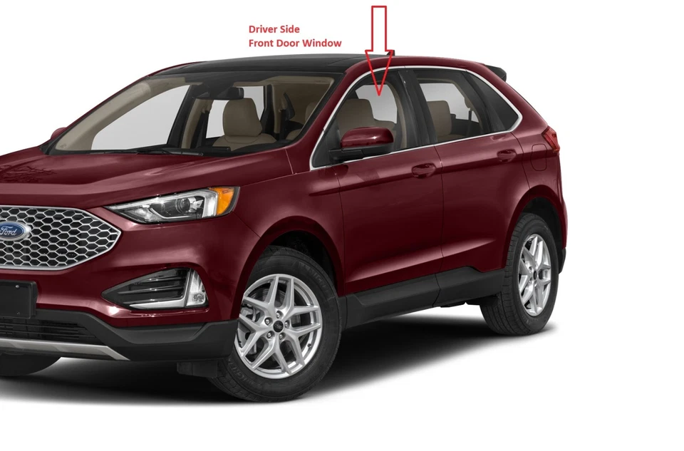 Fits 2015-2024 Ford Edge Driver Side Left Front Door Glass Window Foto 2 de 2