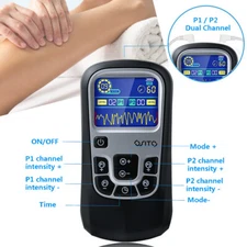 OSITO Rechargeable TENS Unit Machine EMS Muscle Stimulator Feet Back Pain Relief