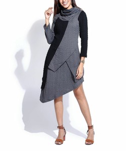 charcoal jumper dress
