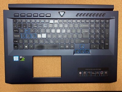 Acer Predator Helios 500 PH517-51 PH517-61 UK-Tastatur mit Hintergrundbeleuchtung - 1 Taste + Scharniere