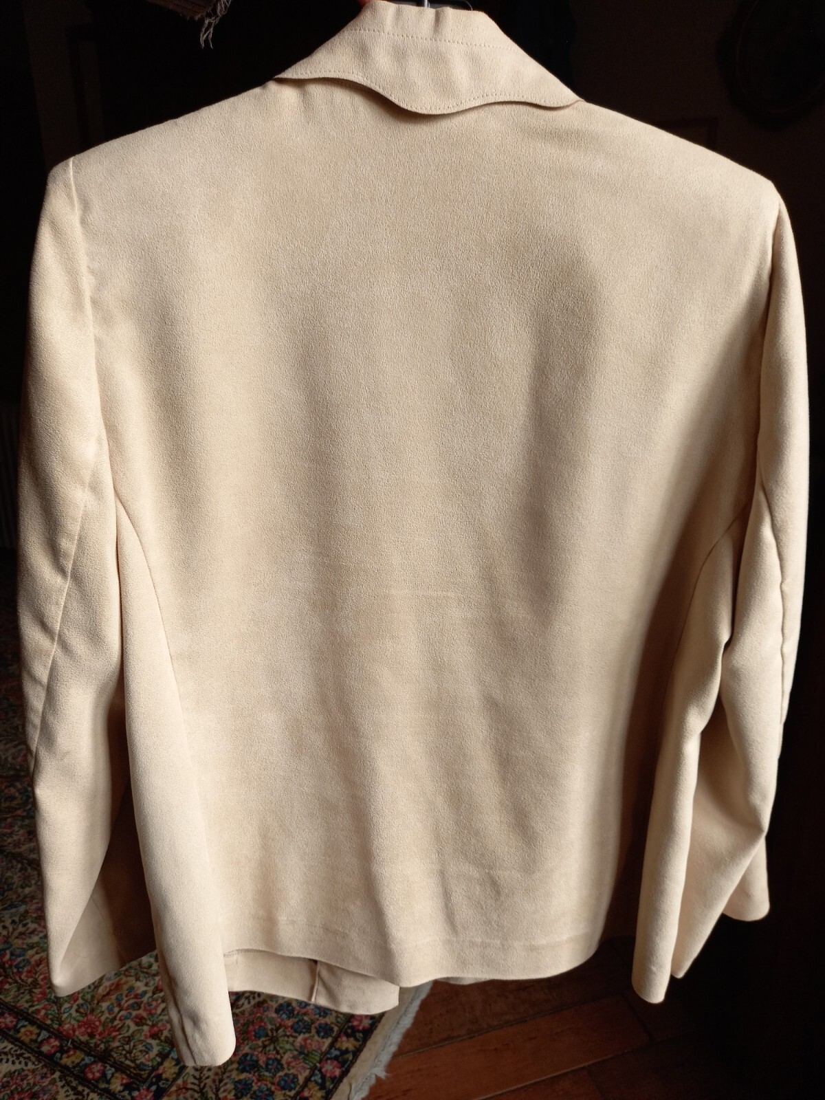 97% POLYESTER VISCOSE LIGHT BEIGE LIGHTWEIGHT JAC… - image 3