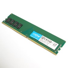 Crucial 8GB DDR4 3200MHz PC4-25600 Memory Desktop 288-Pin 1.2V Non-ECC UDIMM RAM